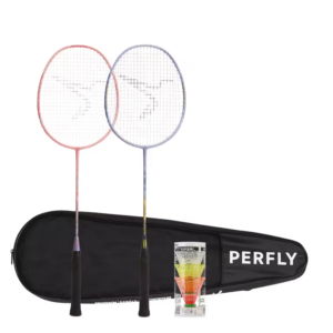 PERFLY | ADULT BADMNTON RACKET BR SET LITE 560 BLUE MAUVE